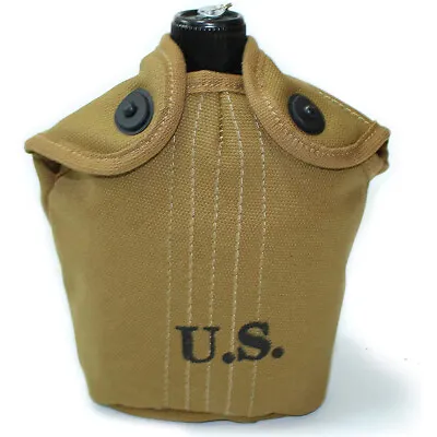 WWII US Soldier WW2 Canteen Cup And Cover Set 0.8L • $23.74