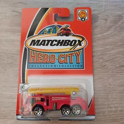 Matchbox 1/64 Diecast Hero City Extending Ladder Fire Truck • $3.99