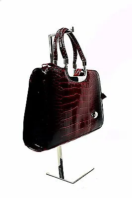 £20.40 • Buy Handbag Display Stand Counter Standing Purse Clutch In Stainless Steel (G900)