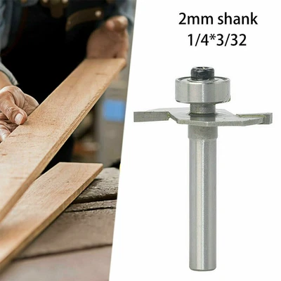 £5.16 • Buy 2mm Slot Cutter Bit Knock On Furniture T Trim Router Hand Held Electric Drill