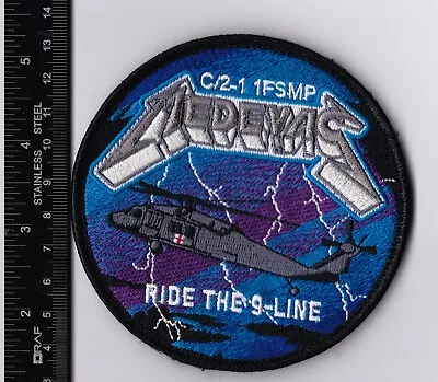 US Army Aviation Patch C CO 2-1 AVN MEDEVAC  Ride The 9-Line  • $10