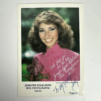 Photo 1983-1984 Miss Pennsylvania JENNIFER ESHELMAN Signed USA • $11.50