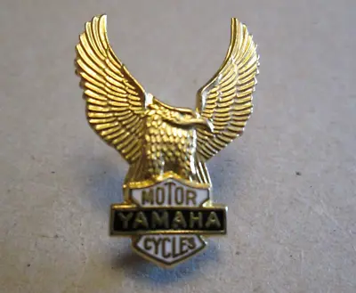 Vintage YAMAHA EAGLE Motorbike Enamel & Metal Badge Genuine 1980`S I Believe. • £15