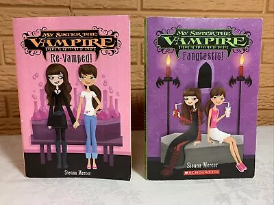 Lot Of 2 Books MY SISTER THE VAMPIRE FANGTASTIC & RE-VAMPED  • $7.95