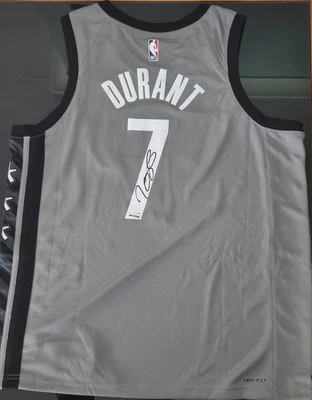$792 • Buy Kevin Durant Signed Brooklyn Nets Swingman NBA Official Panini Authentic Jersey 