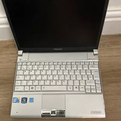 Toshiba Portege R600 Vintage Laptop Core Intel Coe HDD Win 7 • £0.99