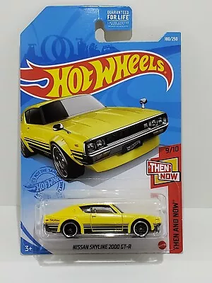 2021 Hot Wheels New Unopened Then And Now Nissan Skyline 2000 GT-R Yellow 9/10 • $3.25
