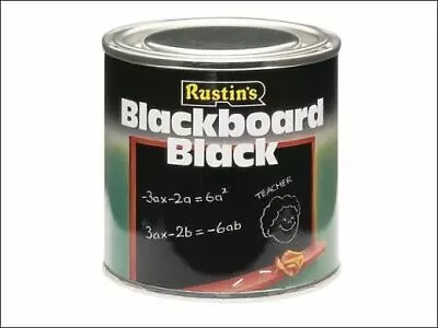 Rustins Quick Dry Blackboard Paint - Black  500ML • £10.89