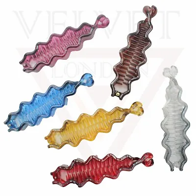 £3.99 • Buy Banana Clip Clear Wave Non-Slip Hair Clips Grips Clamp Hair Pins Ponytail Holder