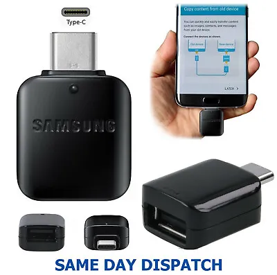 Genuine Samsung Fast USB-C Data Sync OTG Adapter For Galaxy Tab A S4 10.5  2018 • £3.15