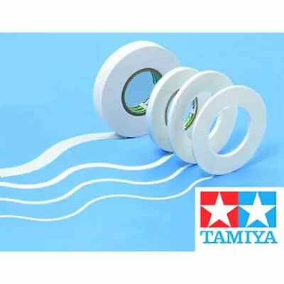 Tamiya Masking Tape For Curves 2mm-3mm-5mm-12mm-20m Roll  • £5.99