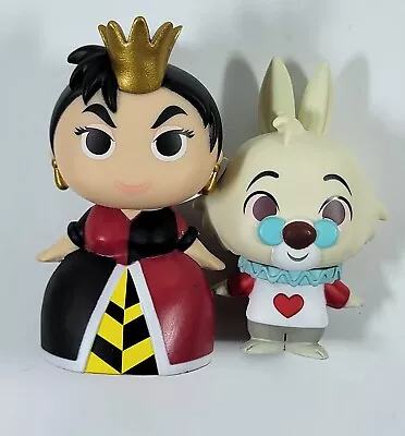 Set Of 2 Funko Mystery Minis - RED QUEEN & WHITE RABBIT - Disney Villans 2016 • $19.99