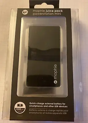 Mophie Portable Juice Pack Powerstation Mini 2500 MAh Factory Sealed NEW • $12
