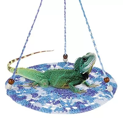 $17.50 • Buy Bearded Dragon Hammock Reptile Bed Lizard Cage Tank Accessories Swings Hangin...