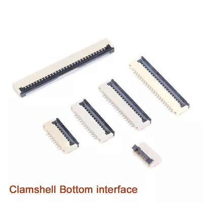 FPC/FFC Connector 0.5mm / 1.0mm Pitch Top / Bottom Interface 4Pin - 50Pin Lead • £1.58