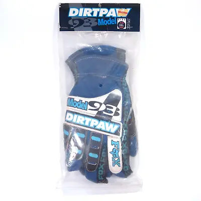 Vintage Fox Racing DIRTPAW Model 93 Moto-X Gloves Size 12 XXL With Packaging • $250
