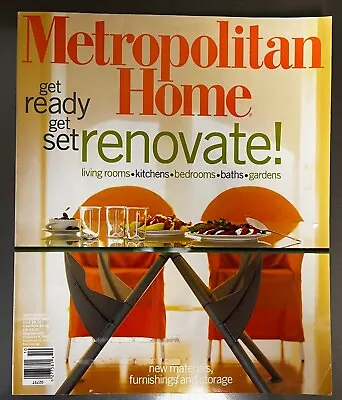 METROPOLITAN HOME Magazine ~ September/October 1999 • $16.98