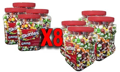 EIGHT (8) JARS FREEZE DRIED SKITTLEZ 54oz Original Candy ✫WORK MEETINGS✫ BONUS🔥 • $135.99