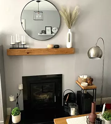 LINTEL MANTEL BEAM Mantelpiece Log Burner Mantle BESPOKE X-LARGE OAK FIREPLACE • £80