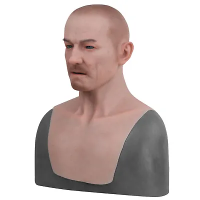 Dokier Realistic Silicone Male Mask Full Mask Disguise For Crossdresser Cosplay • $209.98