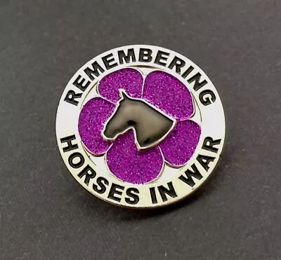 Purple Or White Poppy Remembrance Butterfly Pin Badge • £3.29