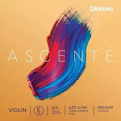 Ascenté Single Violin E String 4/4 Scale Medium Tension D'Addario • $5.89