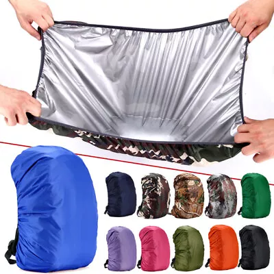 Waterproof Rain Cap Cover For Outdoor Camping Hiking Climbing Backpack Bag • $14.14