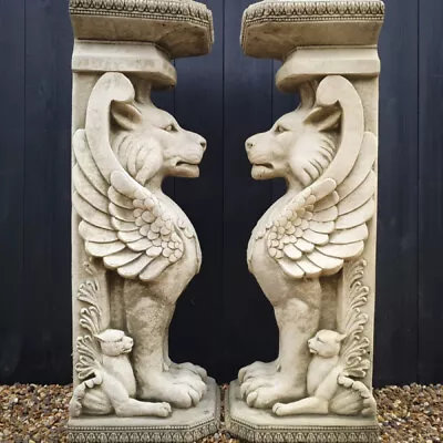 Winged Lions Stand Plinth • £217.99