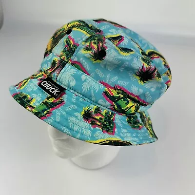 Original Chuck Bucket Hat One Size Fits Most T Rex Dinosaur Print • $14.99