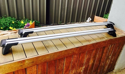 $269 • Buy 2x Aerodynamic Roof Rack For SsangYong Rexton  2006 - 2011 Attach On Rails