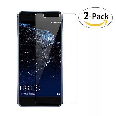 For Huawei P10 Lite 5.2  LCD 2-Pack Tempered Glasses Screen Protector FILM 2.5D • £3.51