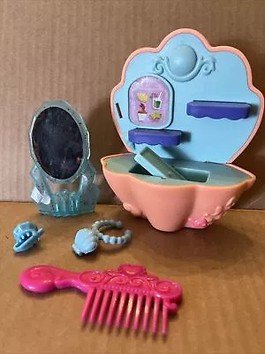 My Little Pony Accessories Mirror  Necklace Undersea Cafe Playset Shell Brush • $12.50