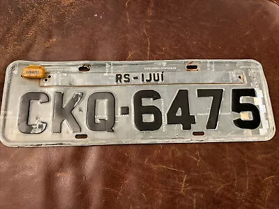 Vintage Brazil 🇧🇷 Brazilian License Plate. Rio Grande Do Sul) Ijuí • $34.75