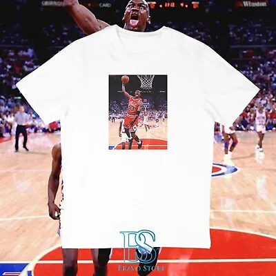 £12.99 • Buy Michael Jordan NBA Chicago Bulls Basketball Cotton Custom Streetwear T-Shirt Men