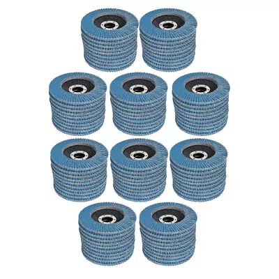 100 × 4-1/2 ×7/8'' 40 Grit T29 Premium Zirconia Flap Disc Sanding Grinding • $57.95