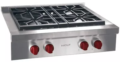 Wolf 30” Gas Rangetop - 4 Burners NATIONWIDE SHIPPING! • $3300