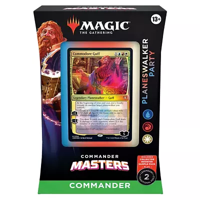 Commander Masters Magic The Gathering Commander Deck MTG - Planeswalker Party • $87.95