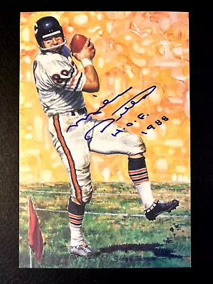 Mike Ditka - Signed GOAL LINE - PRO FOOTBALL Hall Of Fame  AUTO Authenticated • $60