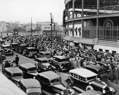 1935 Chicago Cubs Vs Tigers WRIGLEY FIELD Glossy 8x10 Photo World Series Print  • $5.49