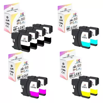 10PK TRS LC61 BCMY Compatible For Brother DCP165C MFC250C 255CW Ink Cartridge • $28.99