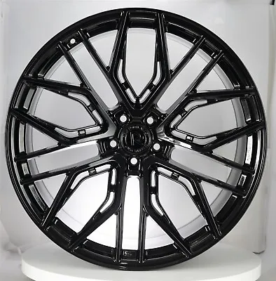 4 RF1 20 Inch STAGGERED Gloss Black Rims Fits NISSAN 350Z 2002 - 2008 • $2555.15
