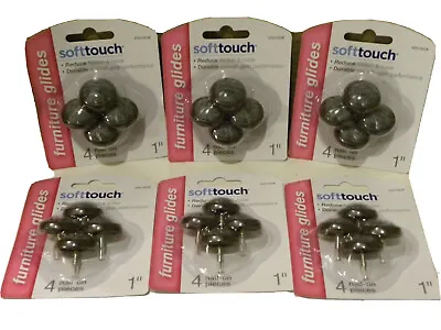 1  Nail On Carpet Bottom Glides 4pc. 67020 Lot Of 6 Packages • $22