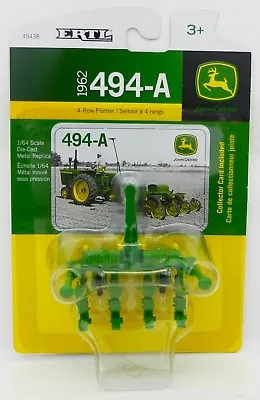 ERTL 1:64 John Deere 494A *4-ROW PLANTER* *NIP!* • $24.99