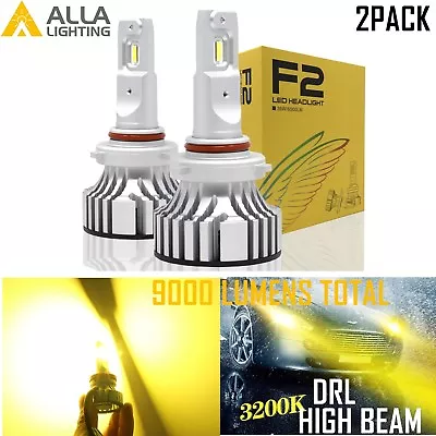 Alla Shinning Golden YELLOW LED 9005 Daytime Running Light Bulb|Headlight Change • $79.98