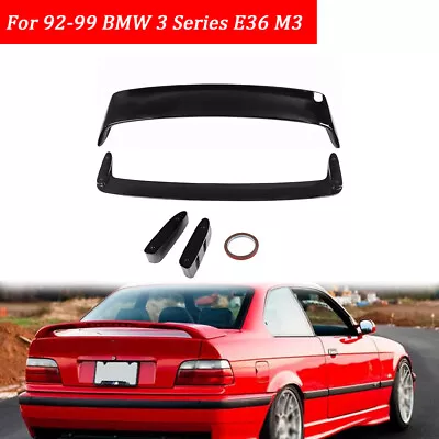 Rear Trunk Spoiler Lip Fit For 3 Series BMW E36 M3 HIGH Style 92-99 Gloss Black • $127.38