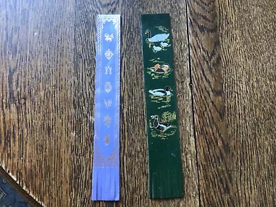 Lot Of 2 Vtg  Handmade Bookmarks • $4.99