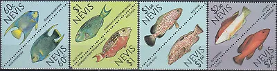 Nevis Fish Of The Coral Reefs 1987 MNH-12 Euro • $4