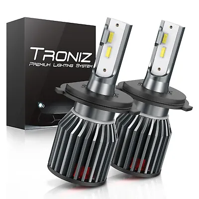 H4 LED Headlight Bulbs 60W 10000 Lumens Super Bright Advance LED Conversion Kit • $34.99