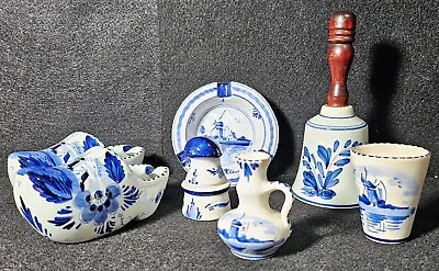 Lot Of 7- Delft Blue Holland Pottery Pieces • $20