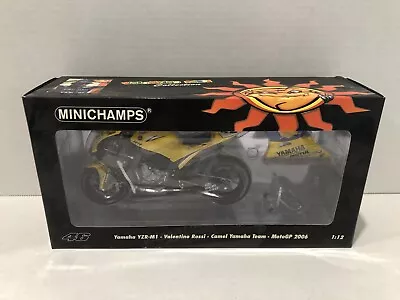 1:12 Minichamps 2006 Valentino Rossi #46 Camel Yamaha YZR-M1 MotoGP 122063046 • $179.98